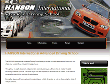 Tablet Screenshot of hansoninternationaldriving.com